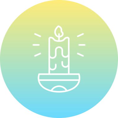 mum ağ ikonu vektör illüstrasyonu