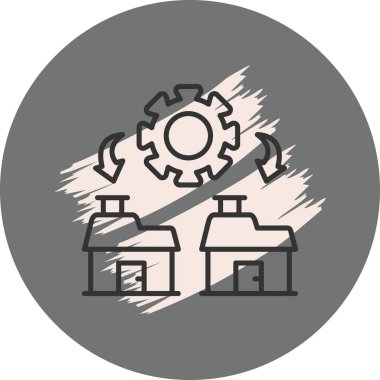 yönetim web simgesi vektör illüstrasyonu