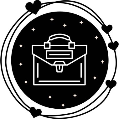 Evrak Çantası'nı web simge vektör çizim