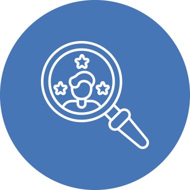 Yetenek Arama Web simgesi vektör çizimi