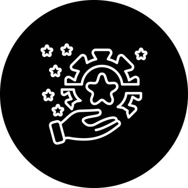 Opportunity Line web simgesi vektör illüstrasyonu