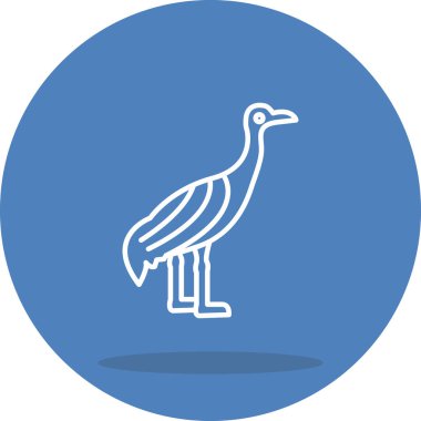 Sandhill Crane Modern Yaratıcı Sanat Sembolü          