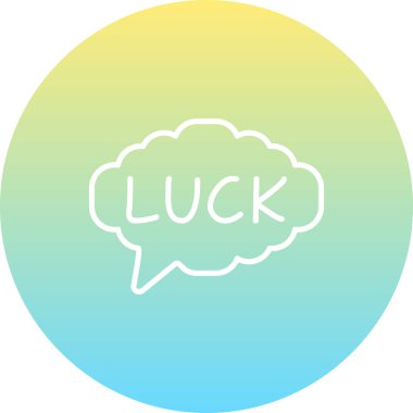 Konuşma balonu çizgisi simgesi, metin basit illüstrasyonlu web etiketi