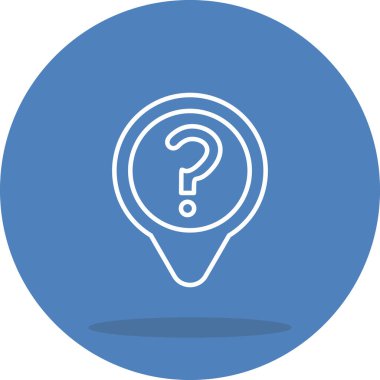 konum web simgesi vektör illüstrasyonu