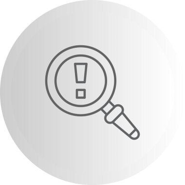 Risk Minimum Düz Kullanıcı Deneyimi Sembolü