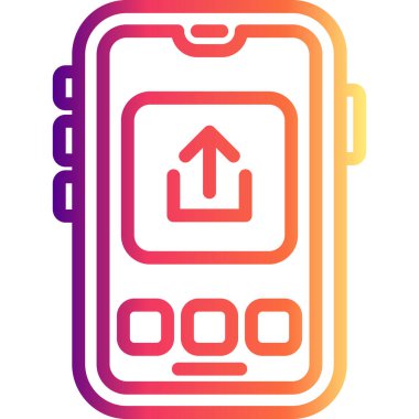 Simge vektör illüstrasyon tasarımı yükle