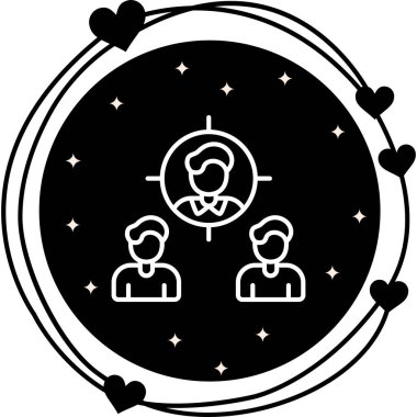 yönetim web simgesi vektör illüstrasyonu