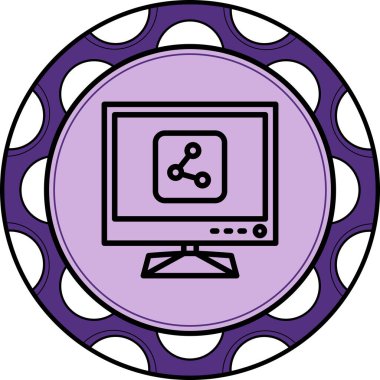 Web simge vektör çizim paylaşmak