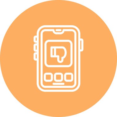 Web simgesi vektör illüstrasyonundan hoşlanmadım