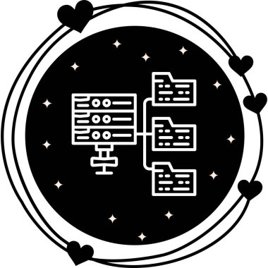 Sunucu Sınıflandırması Yenilikçi Düz Ürün Tasarım Sembolü