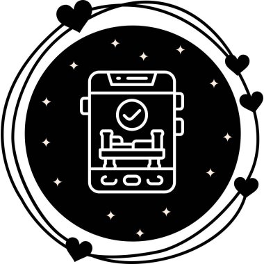 Çevrimiçi Rezervasyon Bold Eşsiz Web Grafik Çizimi