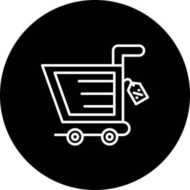 Functional commerce element for mobile apps or web pages to display items added to a basket.