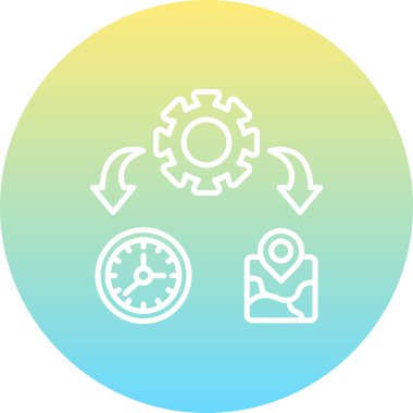 yönetim web simgesi vektör illüstrasyonu