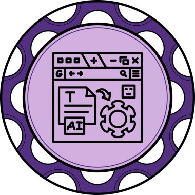 Web Sitesi Metin Oluşturucu Profesyonel Temiz Düz Grafik Özelliği