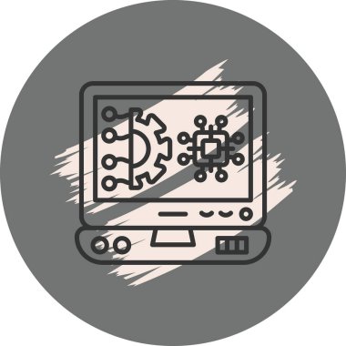 Ayarlar Zarif Modern Yaratıcı Sanat Sembolü