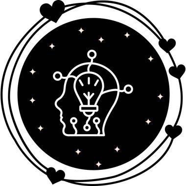 Yaratıcı Düşünen Modern Düz Vektör Tasarımı