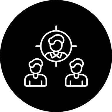 yönetim web simgesi vektör illüstrasyonu