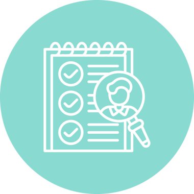 İşe alım web simgesi vektör illüstrasyonuName