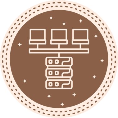 Veritabanı Akımı Rafineri Zarif Vektör Sanatı Nesnesi