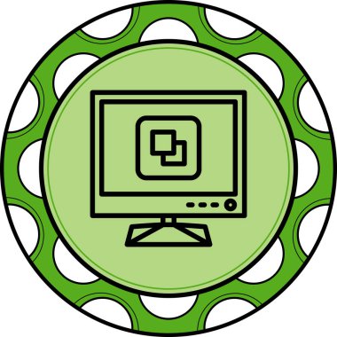 Web simgesi vektör illüstrasyonunu kopyala