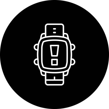 Uyarı Ağ ikonu vektör illüstrasyonu