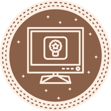 TV Ödülleri Belirgin Temiz Damgalama Grafik ŞekliName