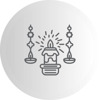 mum ağ ikonu vektör illüstrasyonu