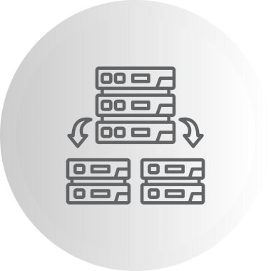 Ağ Sunucusu Özelleştirilmiş Özel Vektör Sanatı Nesnesi