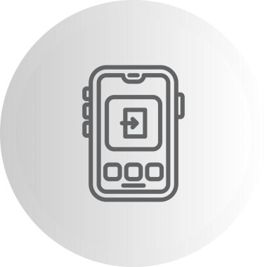 Mobil Çıkış Biçimli Markalaştırma Vektörü Özelliği