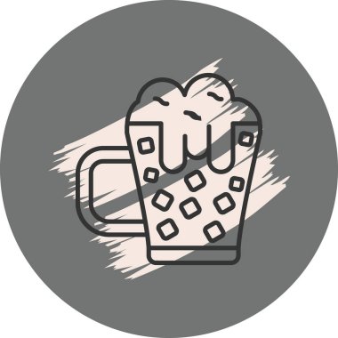 Buz Modern Dengeli Marka Vektörü Sembolü