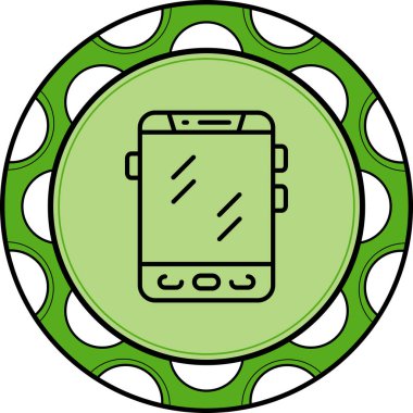 akıllı telefon simgesi, vektör illüstrasyonu basit tasarım illüstrasyonu