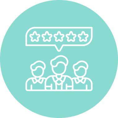 Geri besleme simgesi vektör illüstrasyon tasarımı