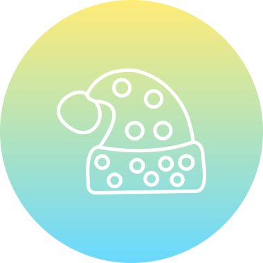 Noel Şapkası Yüksek Kaliteli Özel Vektör Tasarımı