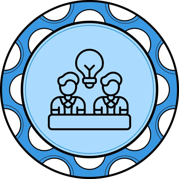 Beyin Fırtınası Dengeli Düz Modern Tasarım Elemanı