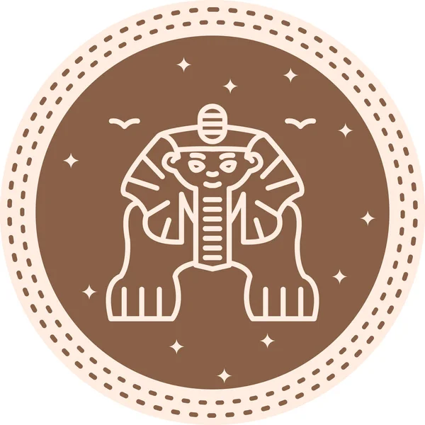 Büyük Sfenks Yaratıcı Eşsiz Markalaştırma Vektörü Elemanı