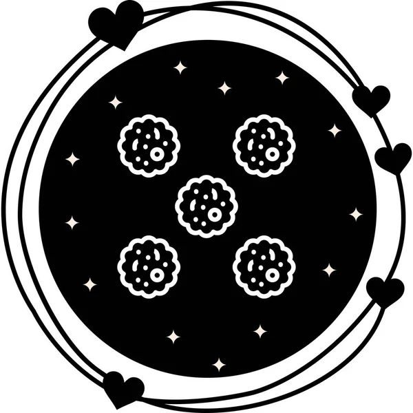 Staphylococcus web simgesinin vektör illüstrasyonu