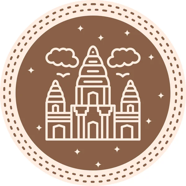 Angkor Wat Belirgin Temiz Damgalama Grafik ŞekliName