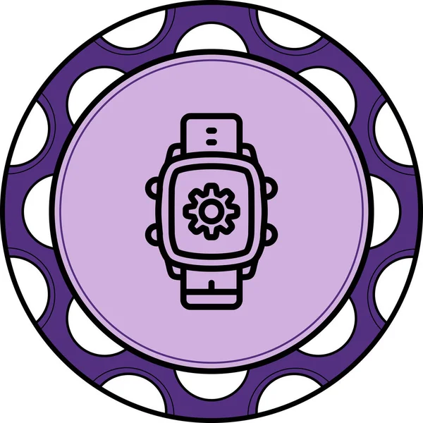 Akıllı Saat En Yaratıcı Minimum Vektör Sanatı Özelliğini Ayarlıyor