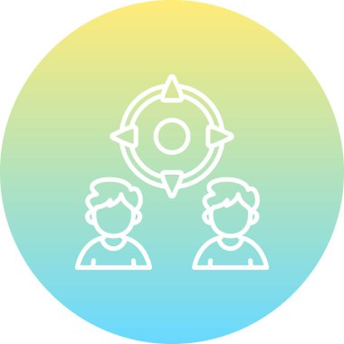 hedef web simge vektör çizim