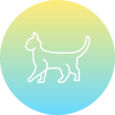 Kedi Minimum Gelişmiş Marka Tasarımı Varlığı