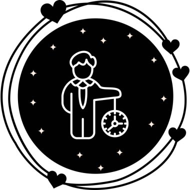 İşadamı Yaratıcı Fonksiyonel Web Grafik Sembolü