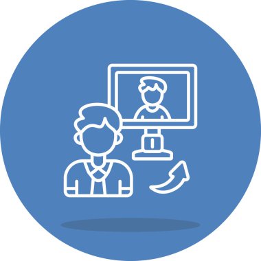  toplantı simgesi vektör illüstrasyon tasarımı