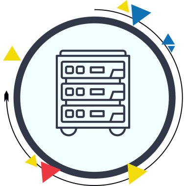 Sunucular Modern Soyut Yaratıcı Tasarım Varlığı