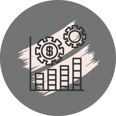 yönetim web simgesi vektör illüstrasyonu