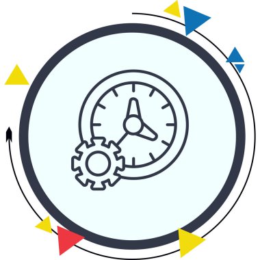 Zaman Yönetimi Profesyonel Temiz Düz Grafik Özelliği