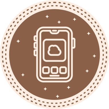 Mobil Bulut Yaratıcı Dinamik Web Tasarımı Nesnesi