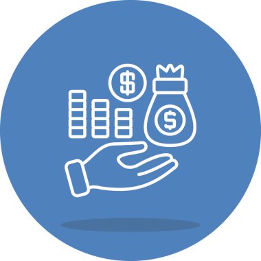 Online Learning Minimal Flat User Experience Symbol