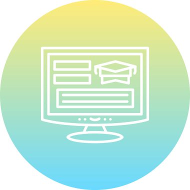 Online Course Stylish Flat User Interface Feature