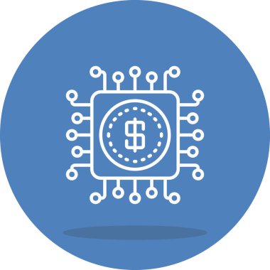 Dijital Disruption Web simgesi vektör çizimi