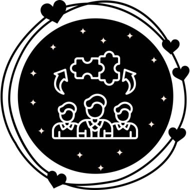 Skills web simgesi vektör çizimi